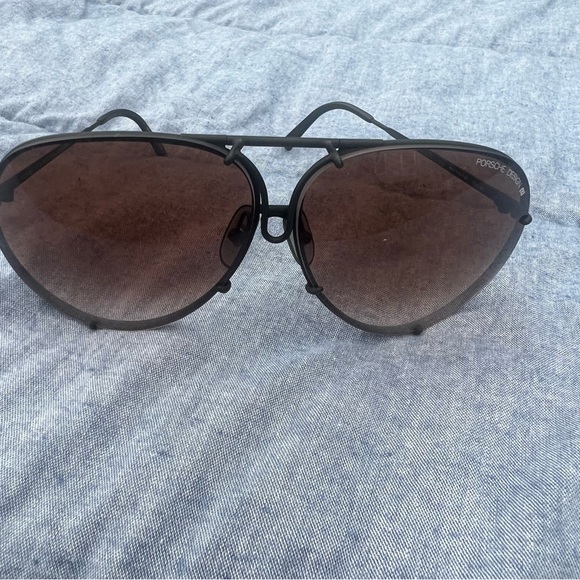 Carrera Porsche Design Aviator Sunglasses Black Frame - Picture 1 of 9
